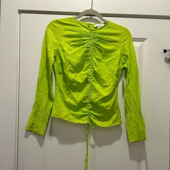 Topshop Ruched Front Top - Picture 3 of 7